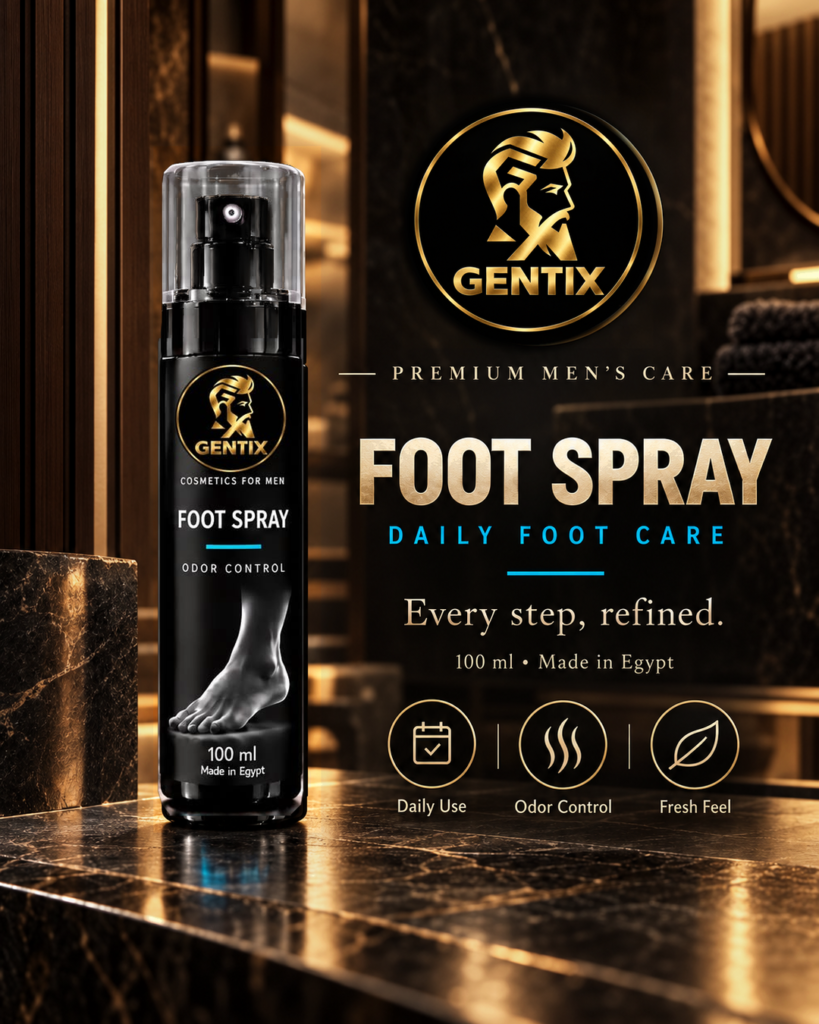 Original GENTIX Foot Spray 100 ml premium product artwork